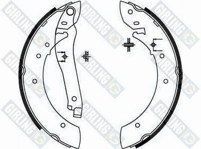 5181081 GIRLING Комплект тормозных колодок