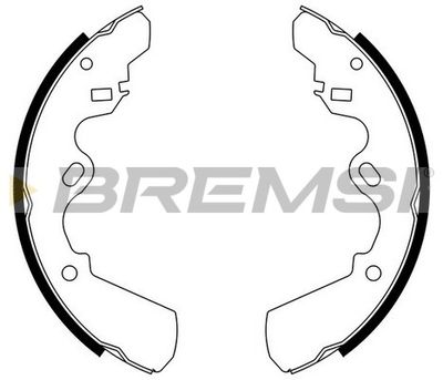 GF0056 BREMSI Комплект тормозных колодок