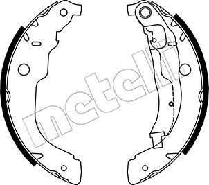 530333 METELLI Комплект тормозных колодок