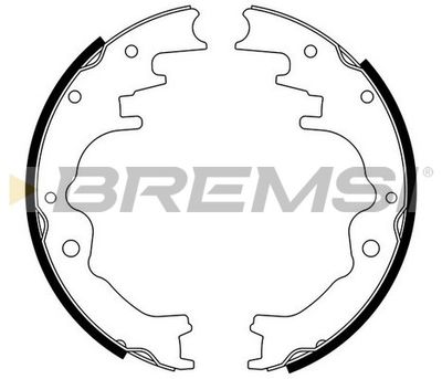 GF0784 BREMSI Комплект тормозных колодок