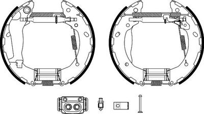 BXK1245 BENDIX Braking Комплект тормозных колодок