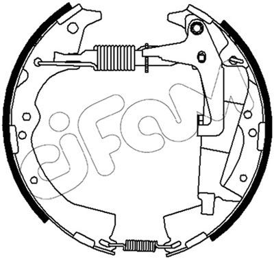 151497 CIFAM Комплект тормозных колодок