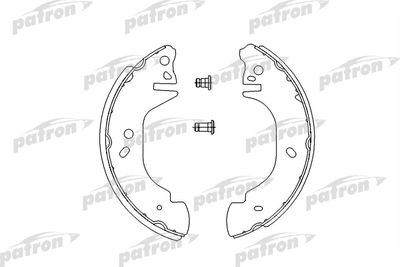 PSP332 PATRON Комплект тормозных колодок