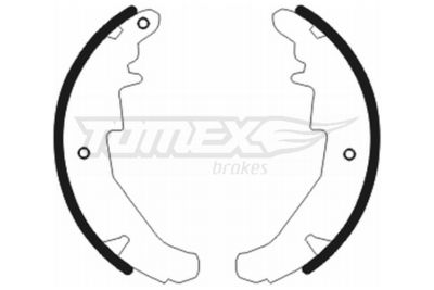 TX2076 TOMEX Brakes Комплект тормозных колодок