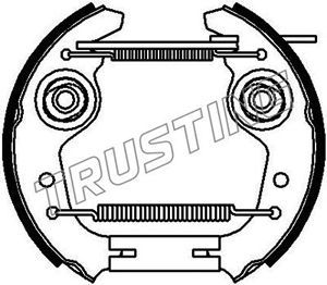 6429 TRUSTING Комплект тормозных колодок