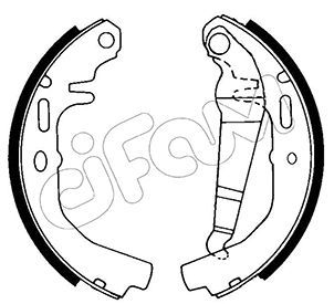 153612 CIFAM Комплект тормозных колодок
