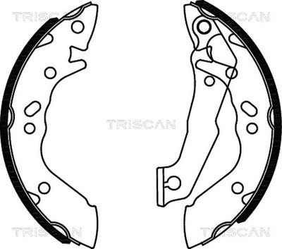 810043560 TRISCAN Комплект тормозных колодок