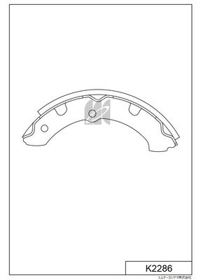 K2286 MK Kashiyama Комплект тормозных колодок