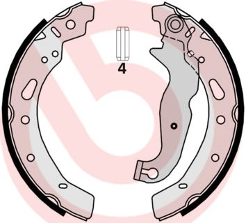 S24540 BREMBO Комплект тормозных колодок