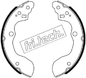 1111257 fri.tech. Комплект тормозных колодок