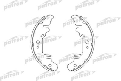 PSP568 PATRON Комплект тормозных колодок