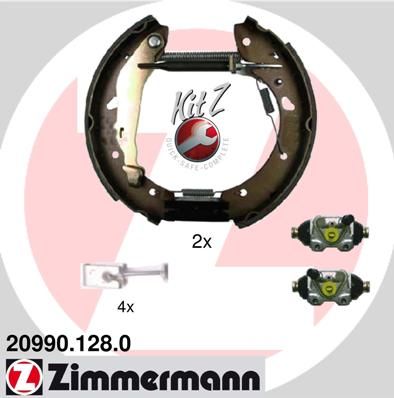 209901280 ZIMMERMANN Комплект тормозных колодок