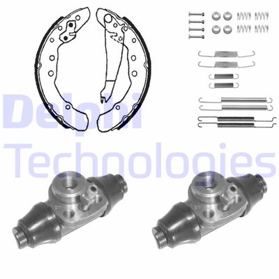 KP878 DELPHI Комплект тормозных колодок