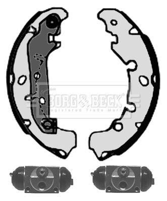 BBS1122K BORG & BECK Комплект тормозных колодок