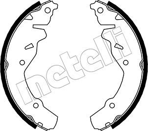 530029 METELLI Комплект тормозных колодок