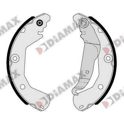 N01389 DIAMAX Комплект тормозных колодок