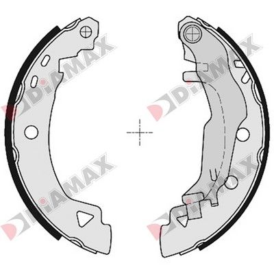 N01234 DIAMAX Комплект тормозных колодок