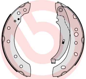 S61527 BREMBO Комплект тормозных колодок