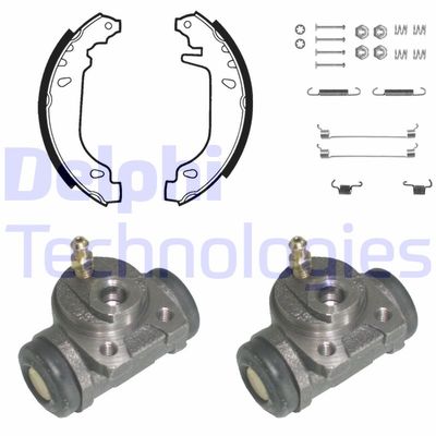 KP987 DELPHI Комплект тормозных колодок