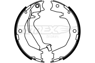 TX2285 TOMEX Brakes Комплект тормозных колодок