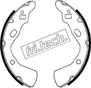 1049140 fri.tech. Комплект тормозных колодок