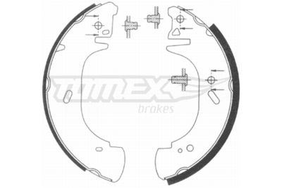TX2089 TOMEX Brakes Комплект тормозных колодок