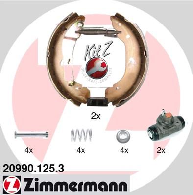 209901253 ZIMMERMANN Комплект тормозных колодок