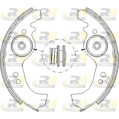 425801 ROADHOUSE Комплект тормозных колодок