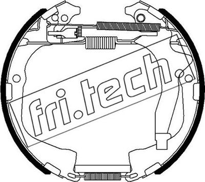 16495 fri.tech. Комплект тормозных колодок