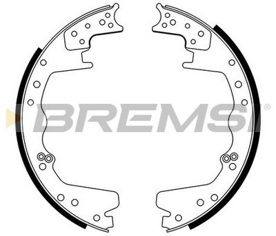 GF4583 BREMSI Комплект тормозных колодок
