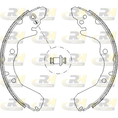 464500 ROADHOUSE Комплект тормозных колодок