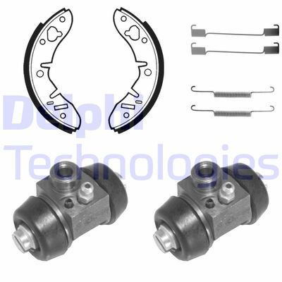 689 DELPHI Комплект тормозных колодок