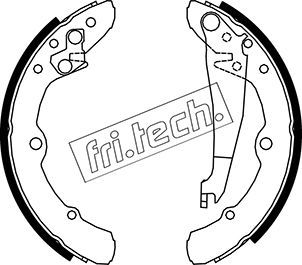 1016020 fri.tech. Комплект тормозных колодок