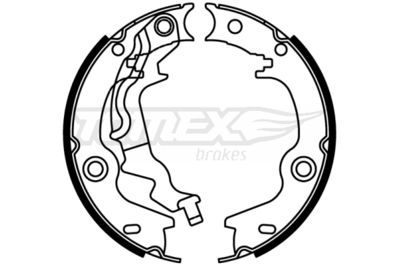 TX2254 TOMEX Brakes Комплект тормозных колодок