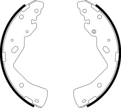 8DB355038211 HELLA PAGID Комплект тормозных колодок