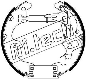 16328 fri.tech. Комплект тормозных колодок