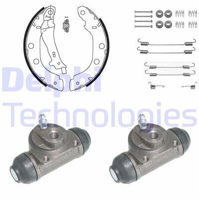 KP964 DELPHI Комплект тормозных колодок