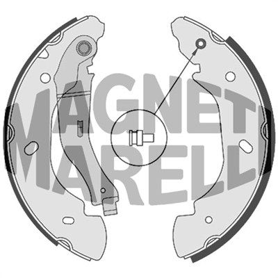 360219198307 MAGNETI MARELLI Тормозные колодки