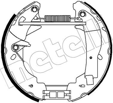 510309 METELLI Комплект тормозных колодок