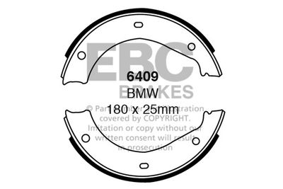 6409 EBC Brakes Комплект тормозных колодок