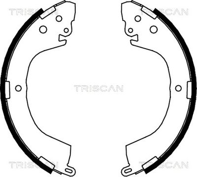 810042605 TRISCAN Комплект тормозных колодок