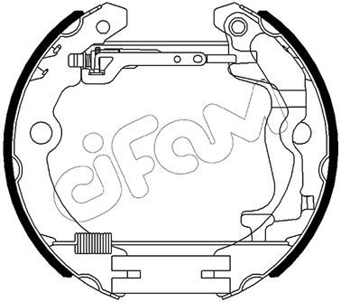 151492 CIFAM Комплект тормозных колодок