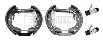 BBS1156K BORG & BECK Комплект тормозных колодок