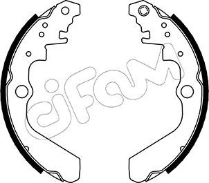 153632 CIFAM Комплект тормозных колодок