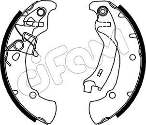 153044 CIFAM Комплект тормозных колодок