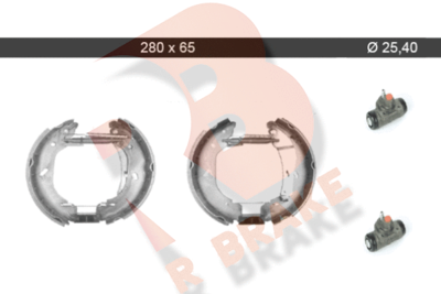 79RBKT0083 R BRAKE Комплект тормозных колодок