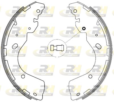 424600 ROADHOUSE Комплект тормозных колодок
