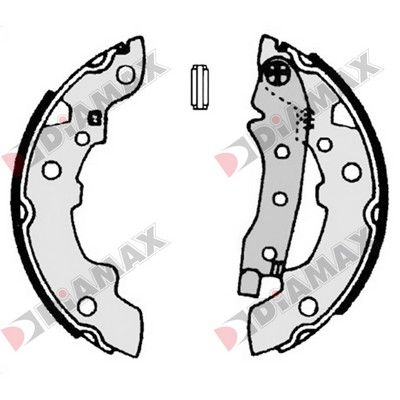 N01085 DIAMAX Комплект тормозных колодок