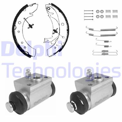 KP1130 DELPHI Комплект тормозных колодок