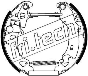 16127 fri.tech. Комплект тормозных колодок